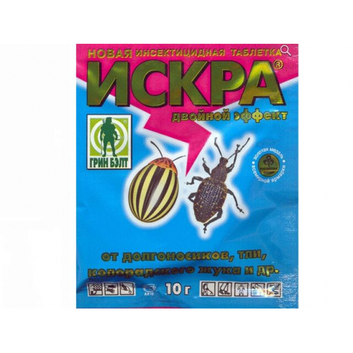 Средство "Искра" табл. от сад. вредит. 10гр./60/