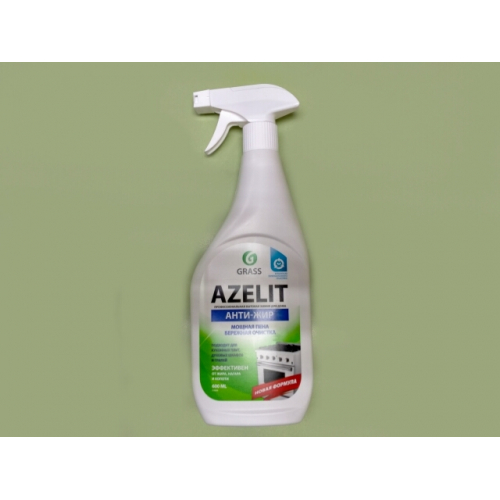 Средство чистящее "Azelit" спрей д/кухни 600мл. Антижир  Грасс/8/