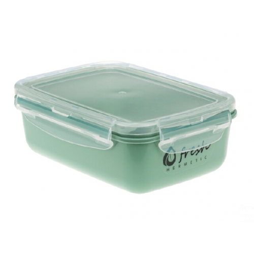 Емкость для продуктов 0,8л Фреш прямуг.Фисташковый /15/