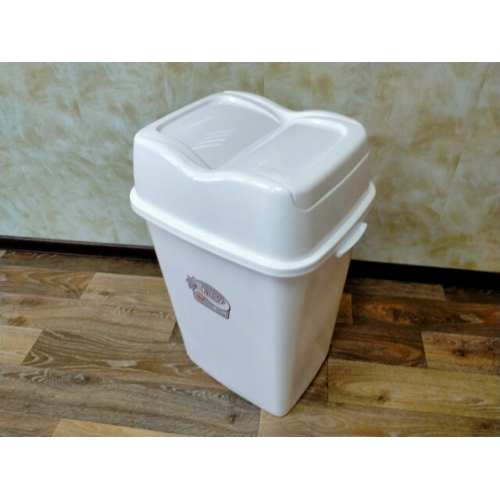 Ведро д/мусора "EASY" 50л.бел,/6/