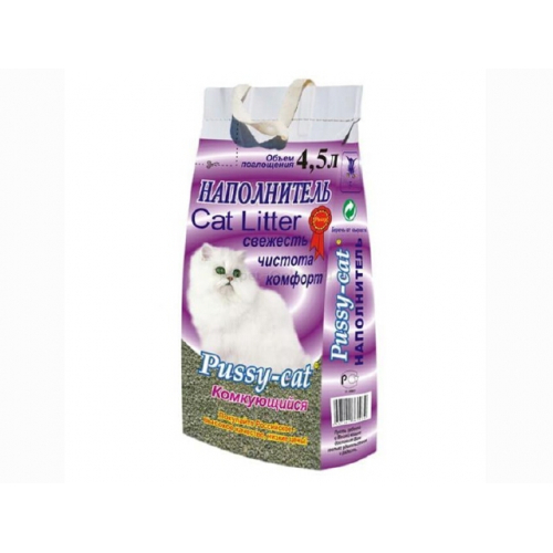 Наполнитель Pussy-cat комкующийся 4,5л /3/