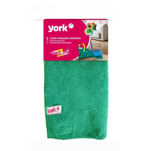 Тряпка микрофибра для пола двусторонняя с застежкой (50*60)York/60/
