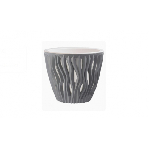 Кашпо "Вдохновение" 3 л Серый жемчуг /12/